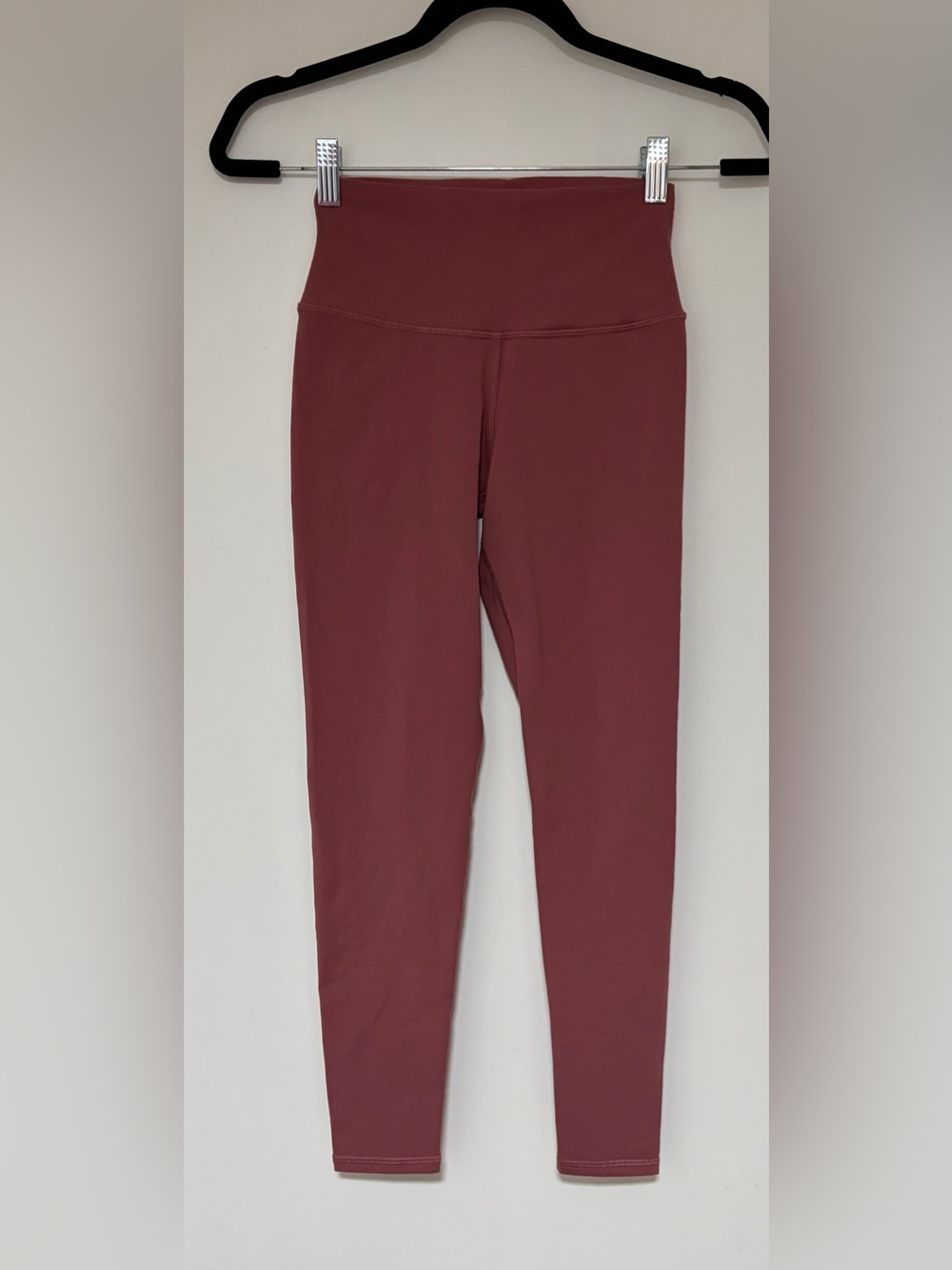 Alo Yoga Women’s Double Lined Mauve 23” Leggings Size XS